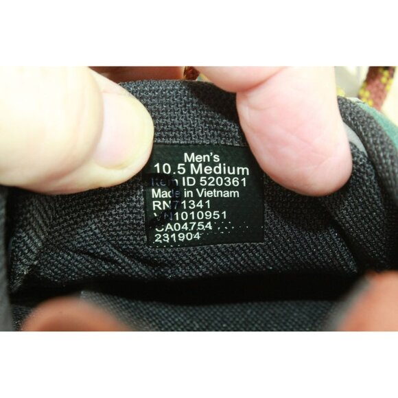 LL Bean Teal Suede Katahdin 2 Padded Collar Hiking Sneaker Shoes Size 10.5 M - Picture 8 of 9